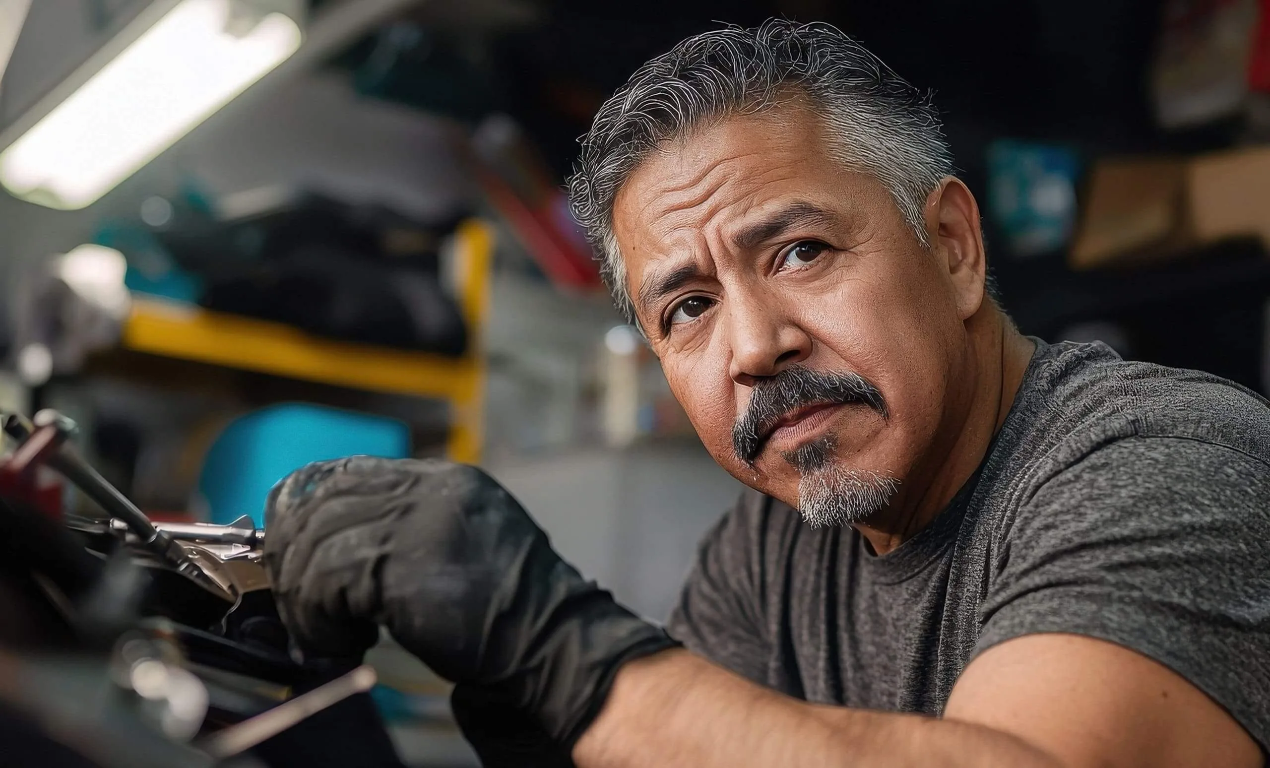 Texas title loan hispanic man